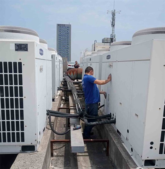 铁门关中央空调制热和不制冷系统维修方法